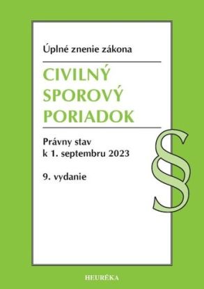 Civilný sporový poriadok. Úzz, 9. vydanie 9/2023