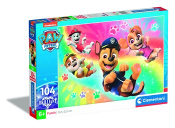 Puzzle Brilliant Labková Patrola (2023) 104 Clementoni