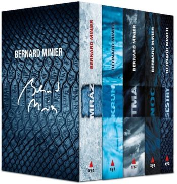 Bernard Minier 5 box (česky) Mráz, Kruh, Tma, Noc, Sestry, 2. vydání