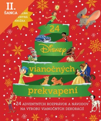 Lacná kniha Disney - 24 Disney vianočných prekvapení
