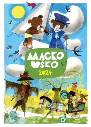 Nástenný kalendár Macko Uško 2024