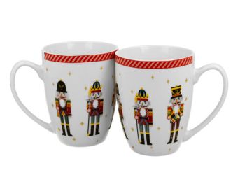 Sada dvoch klasických porcelánových hrnčekov Luskáčiky 380 ml