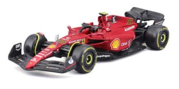 Bburago 1:43 Formula F1 Ferrari Scuderia F1-75 (2022) nr.55 Carlos Sainz - with driver and
