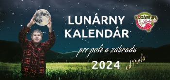 Stolový Lunárny kalendár 2024 pre pole a záhradu od Pavla