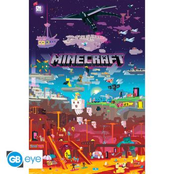 Plagát MINECRAFT World Beyond (91,5x61cm)