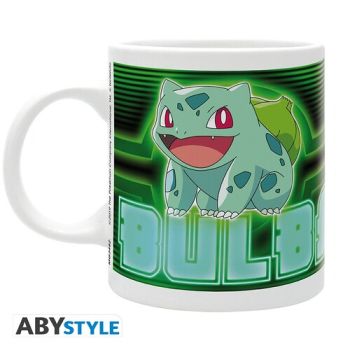 Pokémon keramický hrnček, 320 ml - Bulbasaur Neon