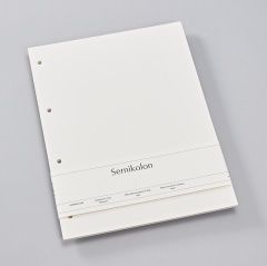 Doplnkové stránky do fotoalbumu Semikolon Mounting Board 4 Ring ivory