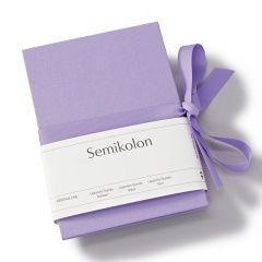 Leporelo Semikolon Grande lilac silk