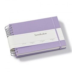 Fotoalbum Semikolon Mini Mucho cream lilac silk