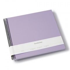 Fotoalbum Semikolon Spiral Economy Large cream lilac silk