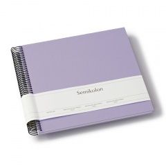 Fotoalbum Semikolon Spiral Economy Medium cream lilac silk