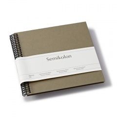 Fotoalbum Semikolon Spiral Piccolino black fango
