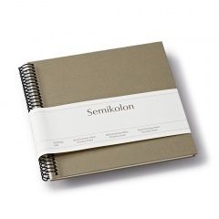Fotoalbum Semikolon Spiral Piccolino cream fango
