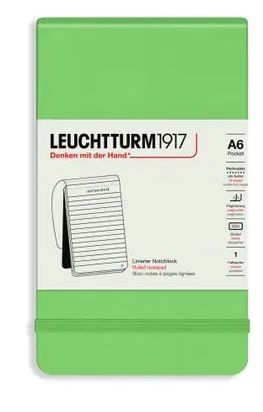 Zápisník LEUCHTTURM1917 Pocket (A6), Sage 184 p., riadkovaný