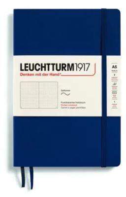 Zápisník LEUCHTTURM1917 Softcover Medium (A5) Navy, 123 p., bodkovaný