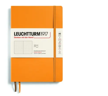 Zápisník LEUCHTTURM1917 Softcover Medium (A5) Rising Sun, 123 p., bodkovaný