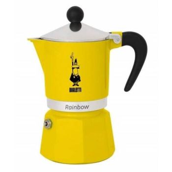 Bialetti kávovar Moka Rainbow žltý KS