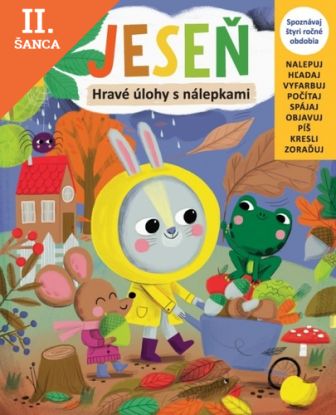 Lacná kniha Jeseň – hravé úlohy s nálepkami