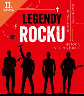 Lacná kniha Legendy rocku - História s infografikou