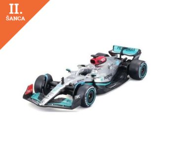 Lacná hra Bburago 1:43 Formula F1 Mercedes AMG Petronas W13 (2022) nr.63 George Russel