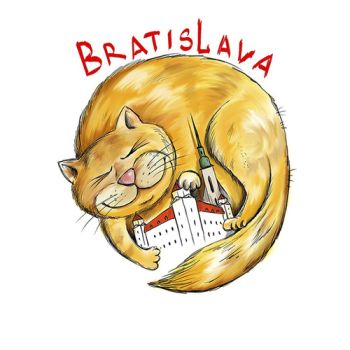Magnetka Bratislava Mačka a Hrad