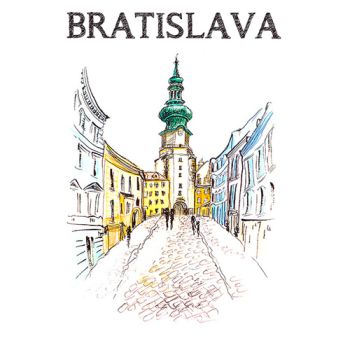 Magnetka Bratislava Michalská brána