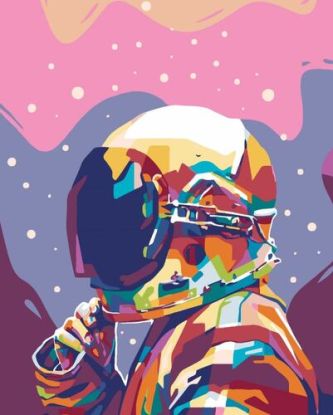 Maľovanie podľa čísel Astronaut 40x50cm Zuty