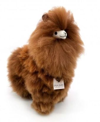 Plyšová hračka Alpaca LARGE MONSTER FLUFF - WALNUT