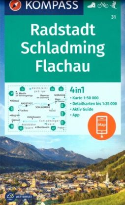 Radstadt, Schladming, Flachau 1:50 000