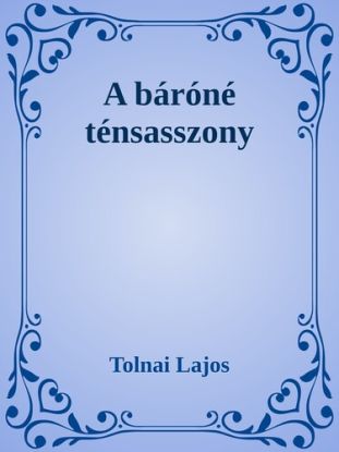 Báróné ténsasszony