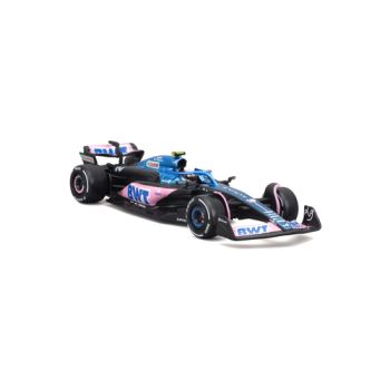 Bburago 1:43 RACE Formula F1 - BWT Alpine F1 Team A523 (2023) 10 (Pierre Gasly) - with driver and decorative box