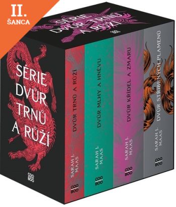 Lacná kniha Dvůr trnů a růží - box 1-4, 3. vydání