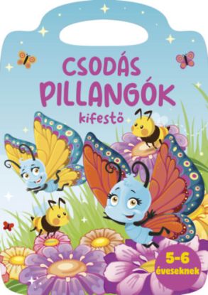 Csodás pillangók kifestő - 5-6 éveseknek