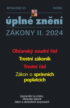 Aktualizace II/4 /2024 - Občanský soudní řád