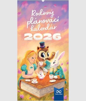 Nástenný kalendár Rodinný plánovací XXL 2026 Panta Rhei