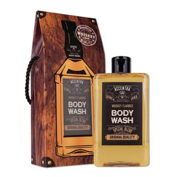 GÉL sprchový 400ml SPECIAL BLEND FLAVOR MEN CLASSICS v darčekovej krabičke v štýle whisky, vôňa: whisky