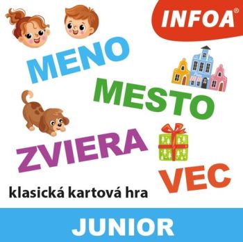 Vedomostná hra - Meno, mesto, zviera, vec - JUNIOR (SK vydanie)
