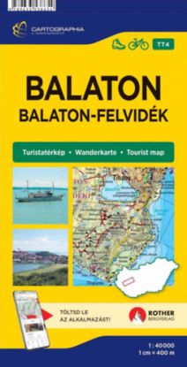 Balaton turistatérkép - 1:40 000 - Balaton-felvidék
