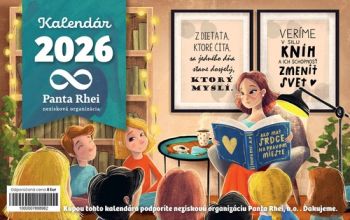 Stolový kalendár Neziskovej organizácie Panta Rhei 2026