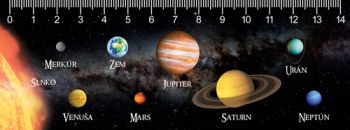 3D pravítko Solar System SK (Slnečná sústava) DEEP