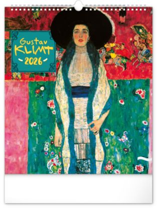 Nástenný kalendár 2026 Gustav Klimt 2026, 30 x 34 cm