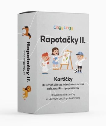 Rapotačky II. - Prvé vety, jednotné a množné číslo, opozitá a predložky