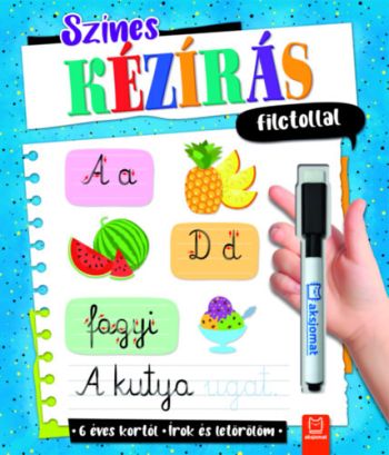 Színes kézírás filctollal - Írok és letörlöm - 6 éves kortól
