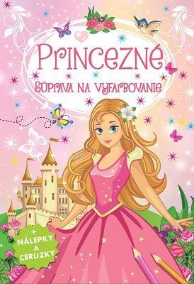 Princezné - súprava na vyfarbovanie