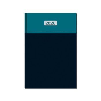 Denný diár A5 2026 MILANO tyrkysovo2026čierny