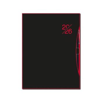 Denný diár A5 2026 SMART red