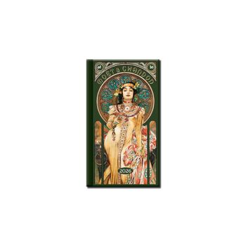 Mini diár A6 2026 ART MUCHA