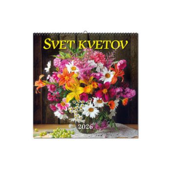 Nástenný kalendá 2026 Svet kvetov