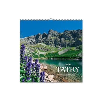 Nástenný kalendá 2026 Tatry štvorec