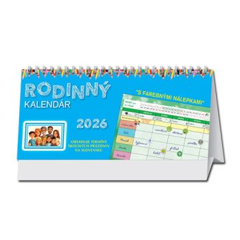 Stolový kalendár 2026 Rodinný